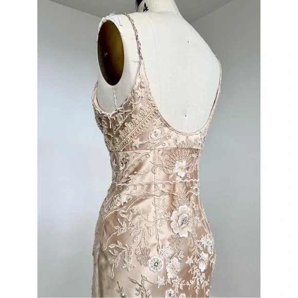 Sz 6//Small Vintage Y2K Sue Wong Nude Champagne Beaded Formal Wedding Prom Dress - joarbit.com Sz 6//Small Vintage Y2K Sue Wong Nude Champagne Beaded Formal Wedding Prom Dress - joarbit.com